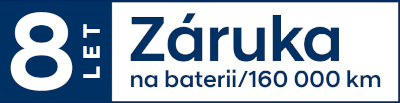 Osmiletá záruka na akumulátory.
